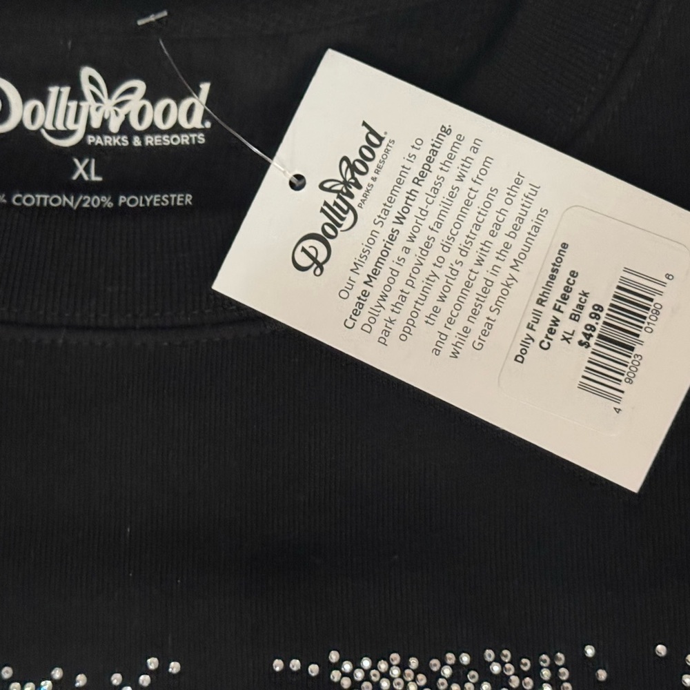 Black Dolly Parton Sweatshirt from Dollywood - Picture 2 of 2